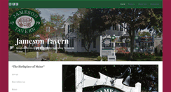 Desktop Screenshot of jamesontavern.com
