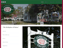 Tablet Screenshot of jamesontavern.com